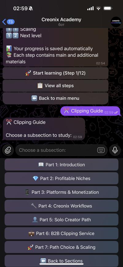 Clipping niches overview